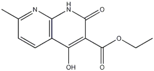 ethyl 4-hydroxy-7-methyl-2-oxo-1,2-dihydro-1,8-naphthyridine-3-carboxylate